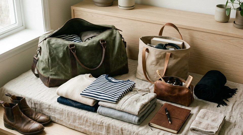 Illustrationsfoto till guiden: Weekendväska: rätt storlek och packlista för 2–3 dagar